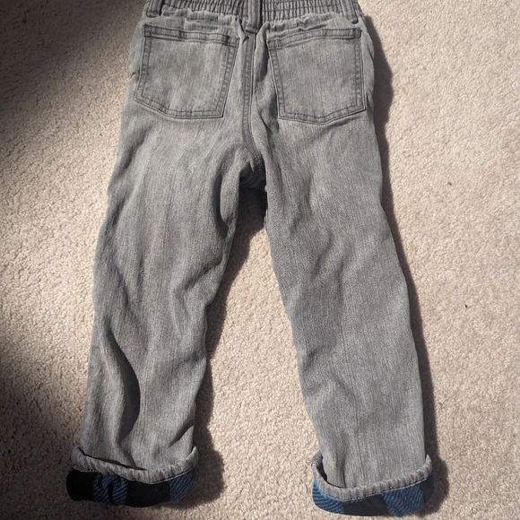 Wonder kids fleece lined denim jeans. - Picture 5 of 6